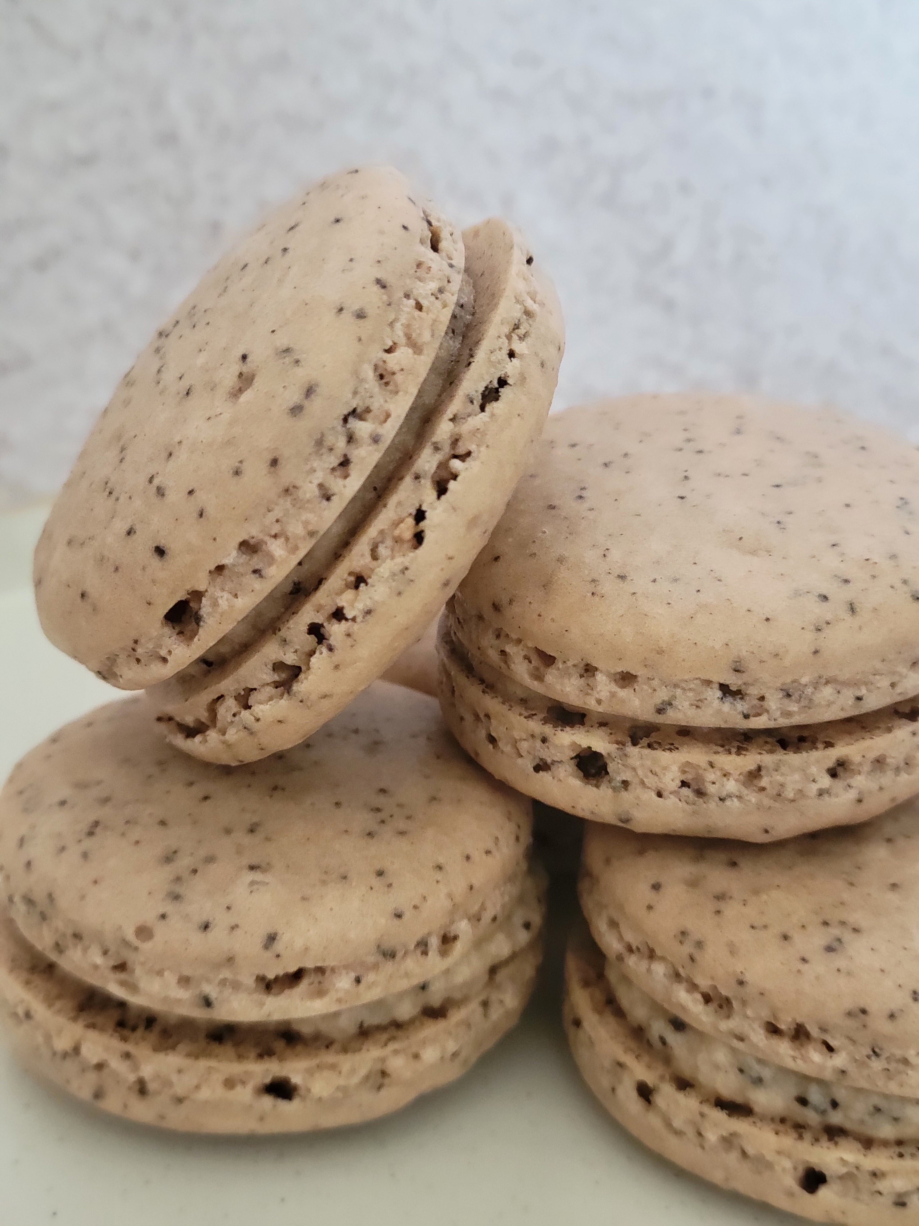 Vanilla Latte Macarons