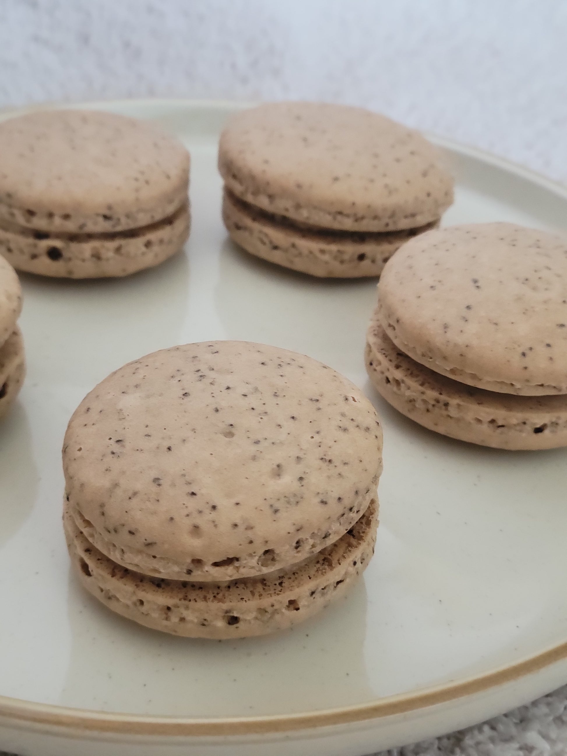 Vanilla Latte Macarons